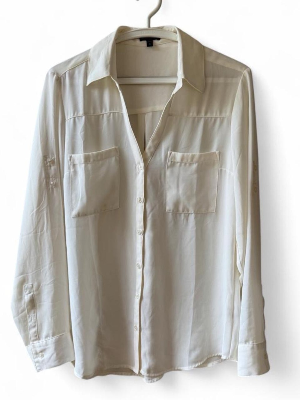 Express Classic Button-Up Shirt with Chest Pockets